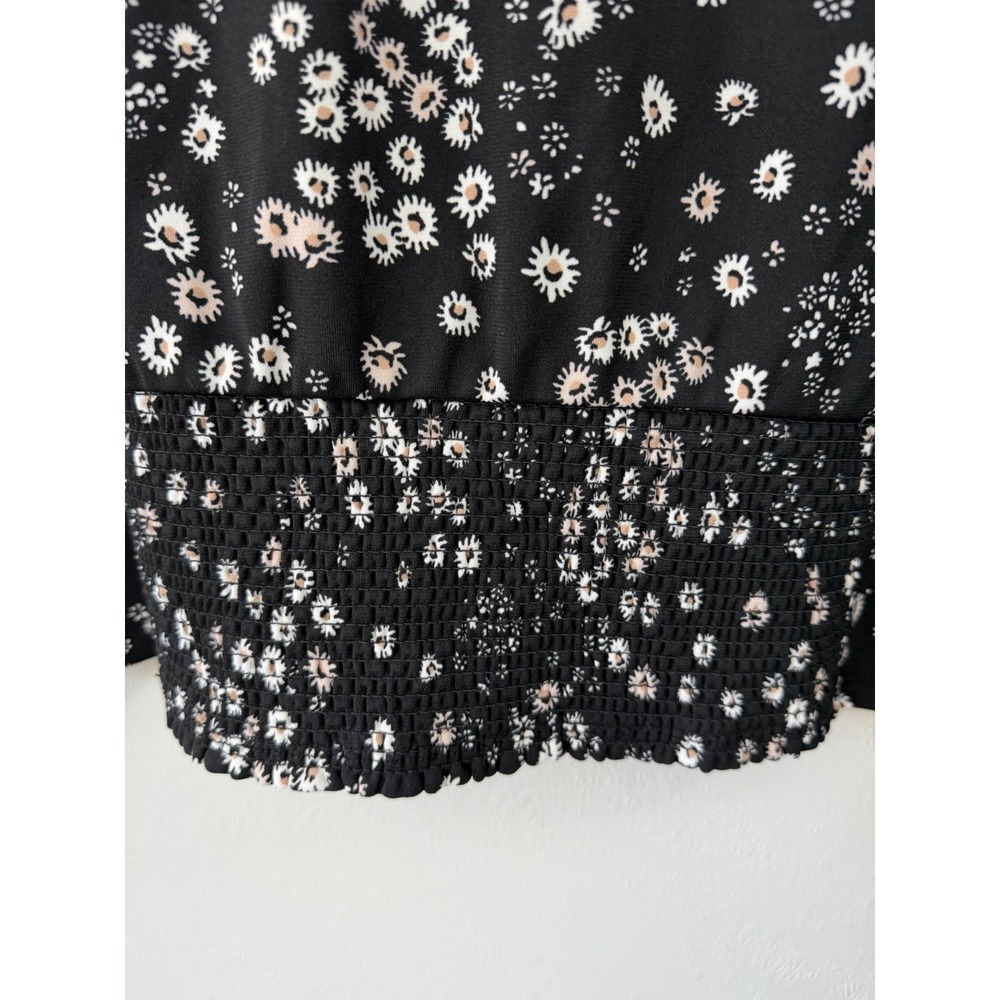 Karl Lagerfield Pullover Top W V Neck And Covered Buttons No Size Tag See Pics - Picture 10 of 12